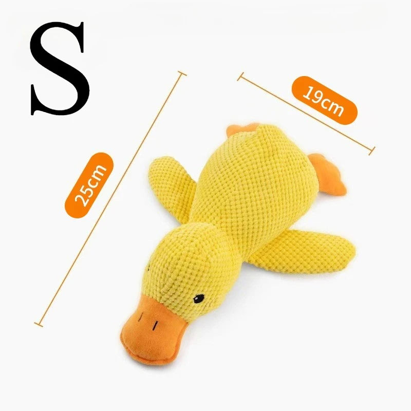 Squeaky Plush Dog Toys- Duck