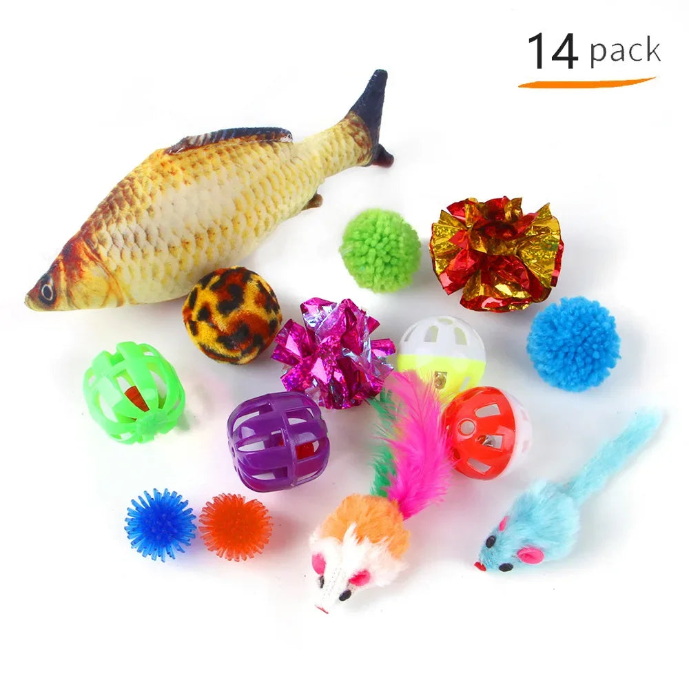Multi Shape Play Pack, Cat Toys