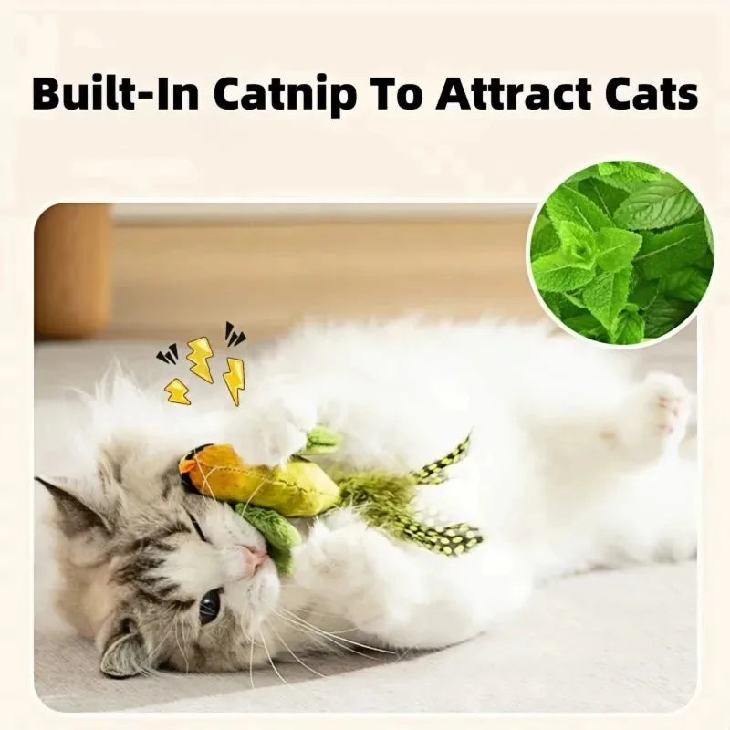 Interactive Bird Sound Cat Toy
