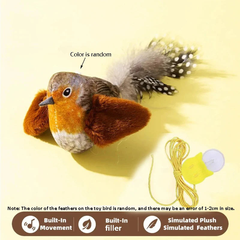 Interactive Bird Sound Cat Toy