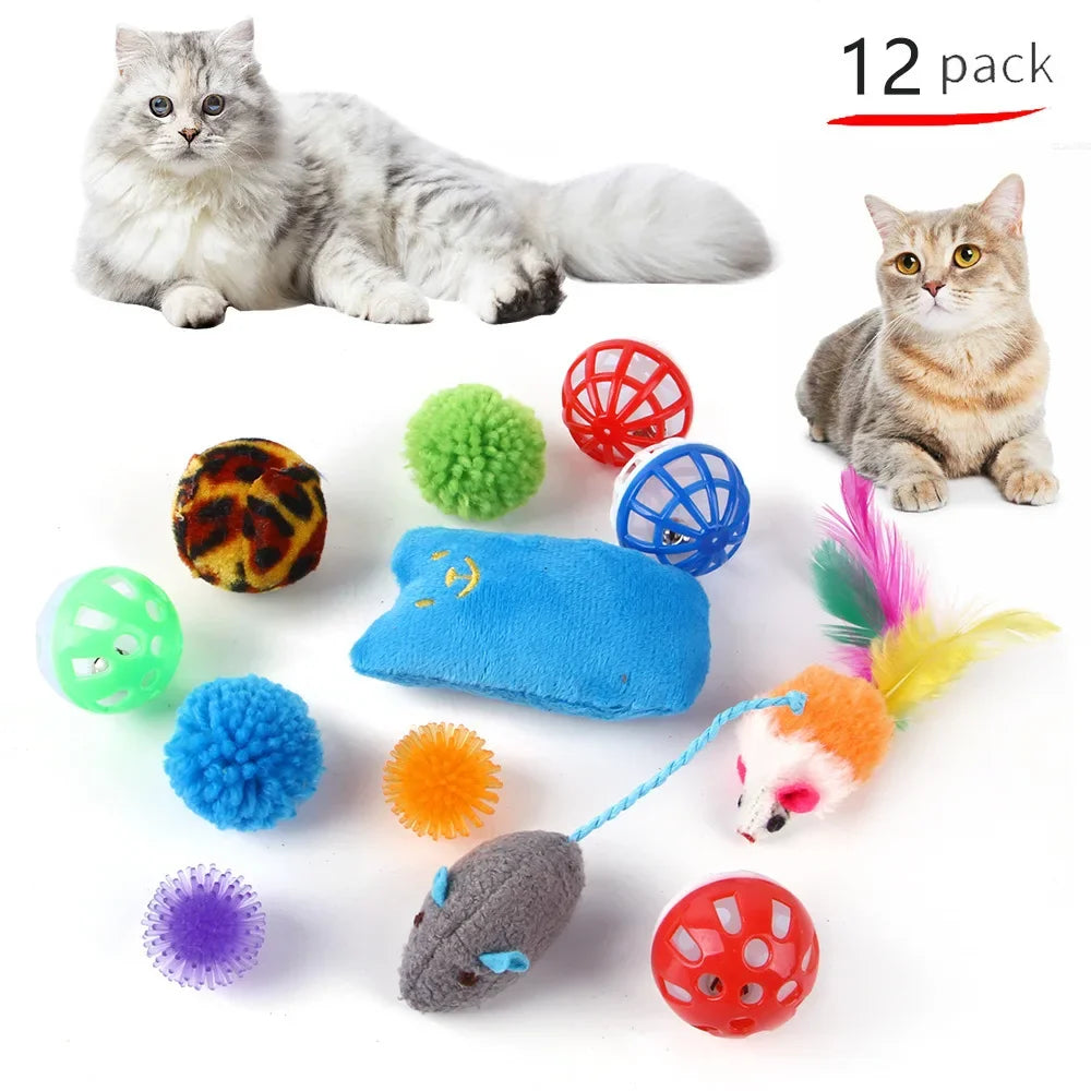 Multi Shape Play Pack, Cat Toys