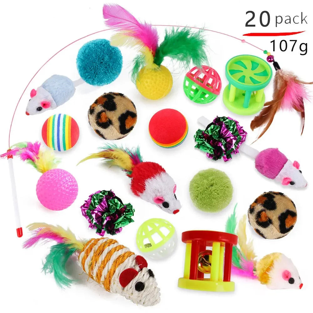 Multi Shape Play Pack, Cat Toys