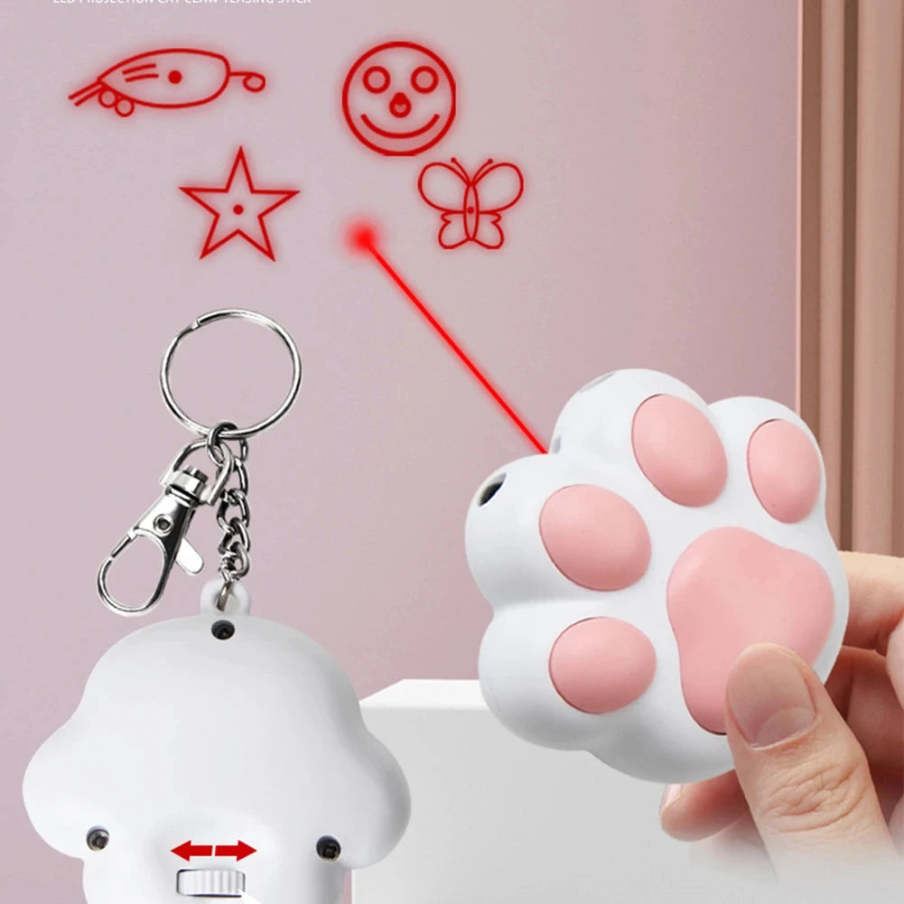 Funny Laser Pet Toys Rechargeable, Five Adjustable Patterns