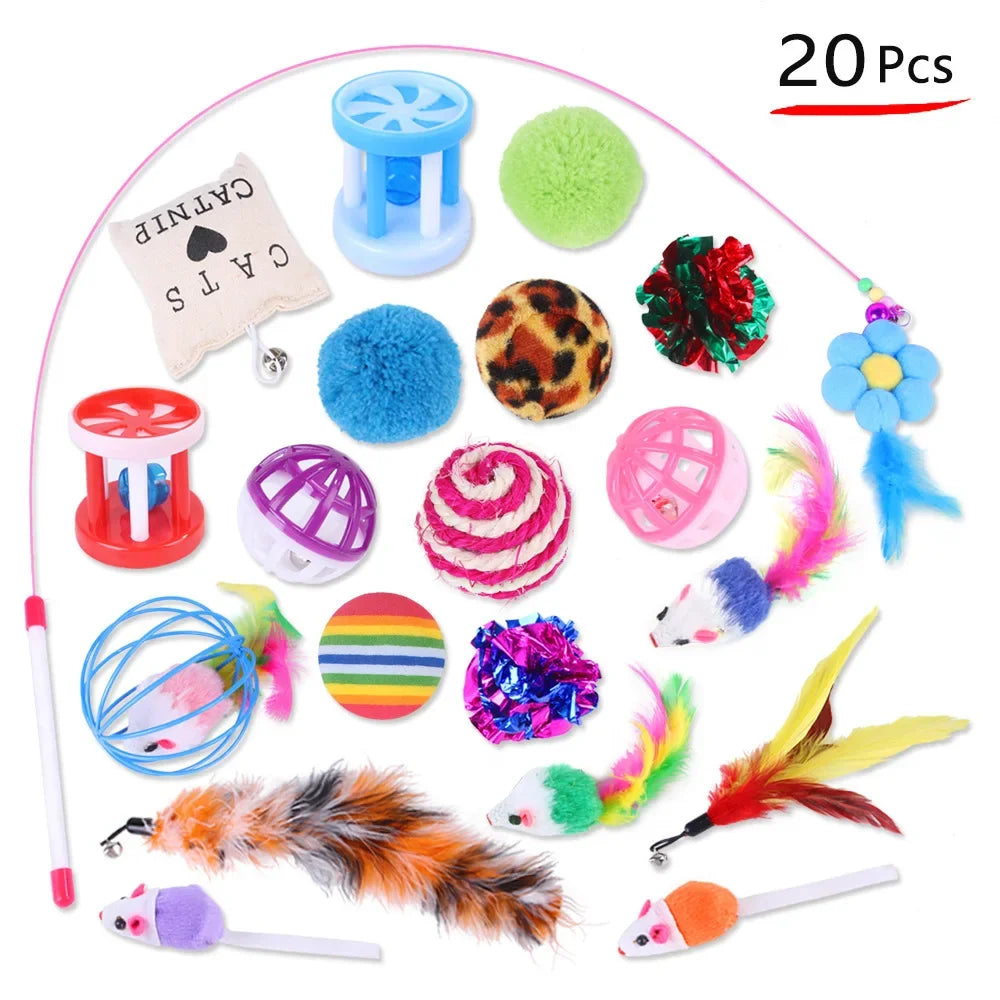 Multi Shape Play Pack, Cat Toys