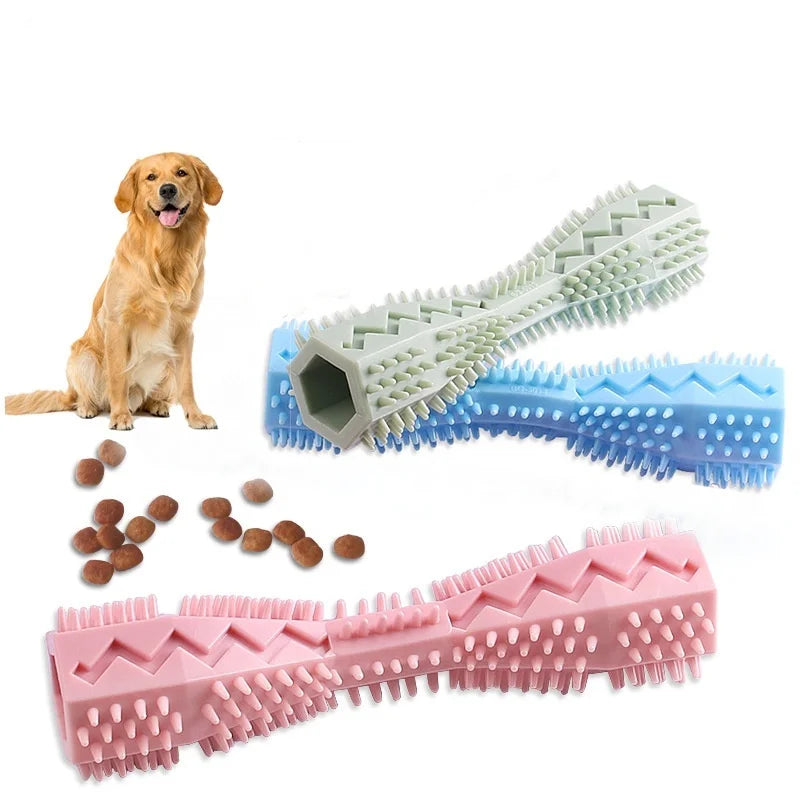 Dog Teething Chew Stick Toy, Pet Teether Cleaner Stick