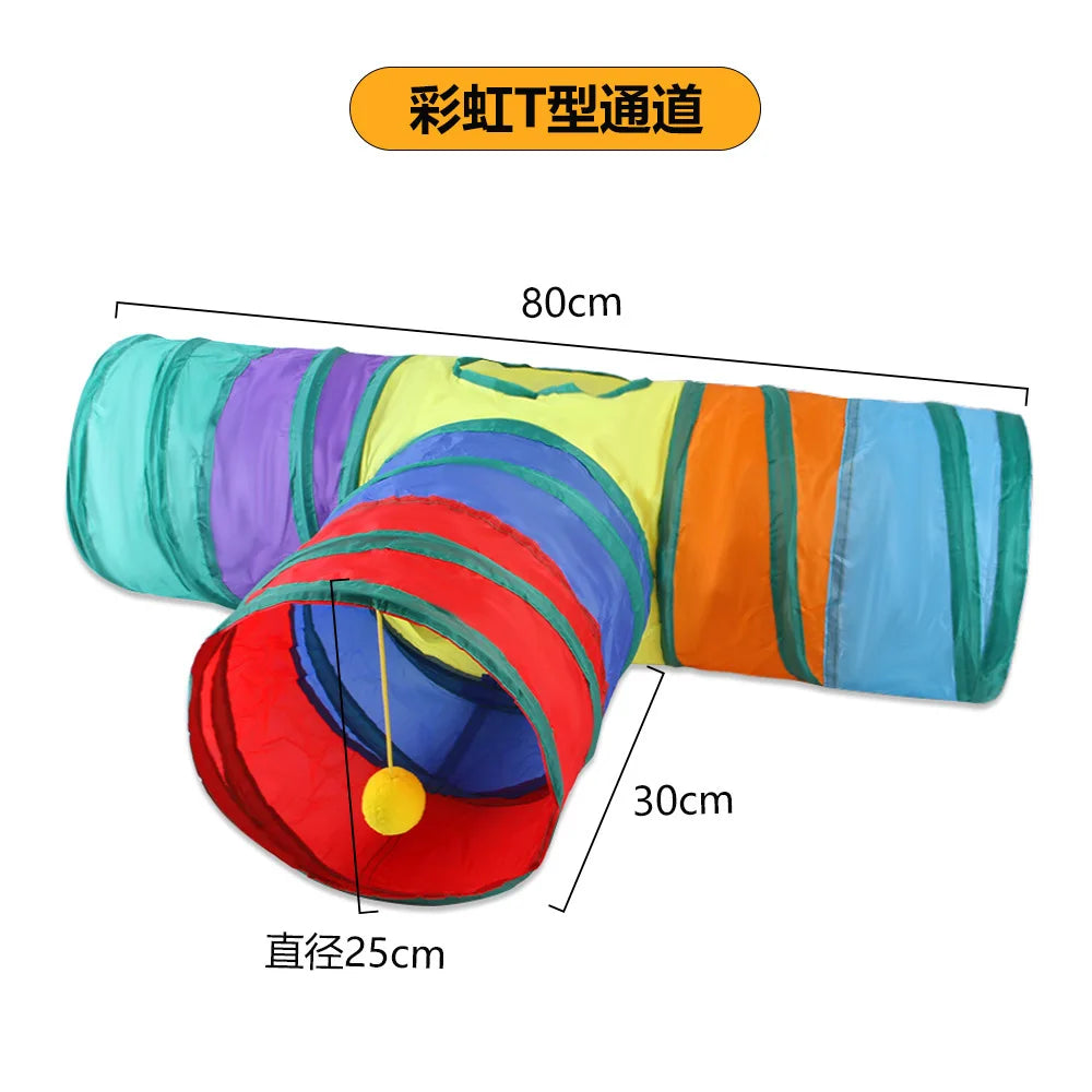 Cat Tunnel Tube Foldable Toys