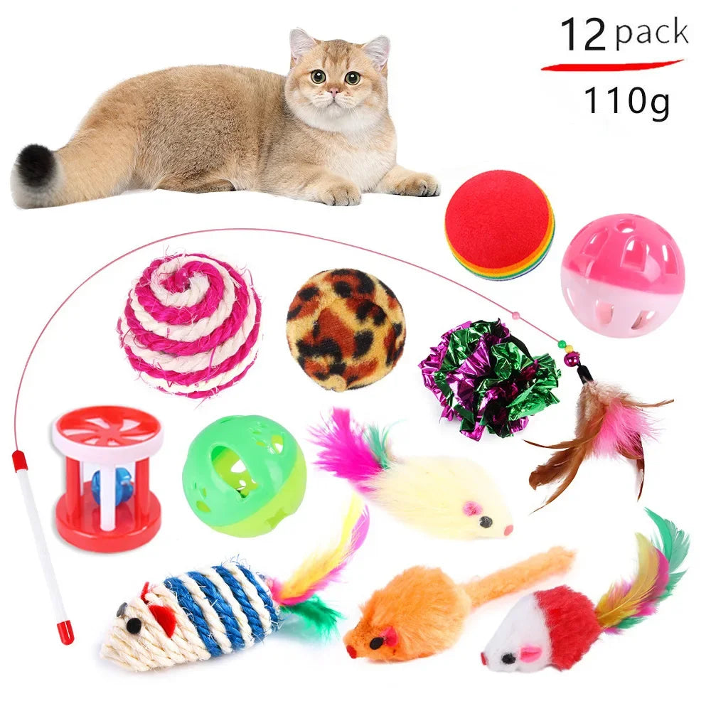 Multi Shape Play Pack, Cat Toys