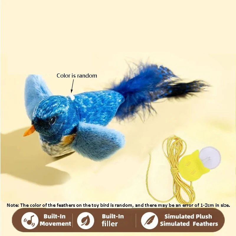 Interactive Bird Sound Cat Toy