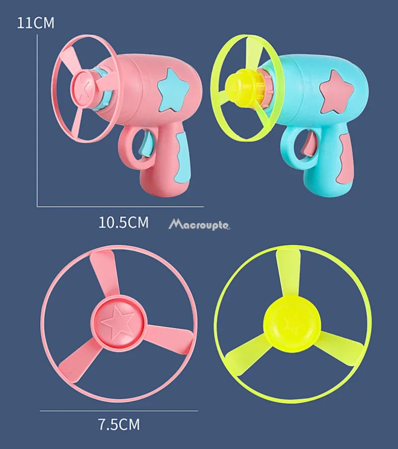 Flying Disc Shooting Gun Cat Toys