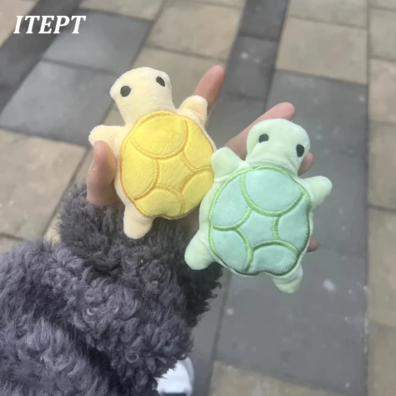 Mini Turtle Plush Toy for Small Dogs
