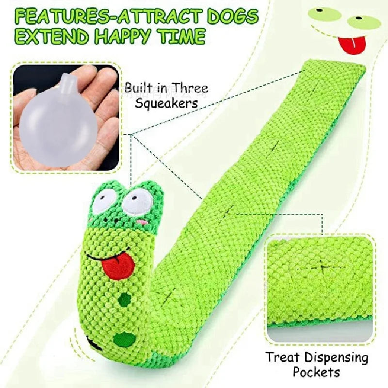 Dog Puzzle Feeder Interactive Plush Toy