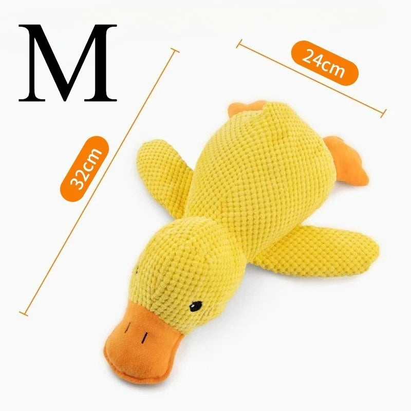Squeaky Plush Dog Toys- Duck