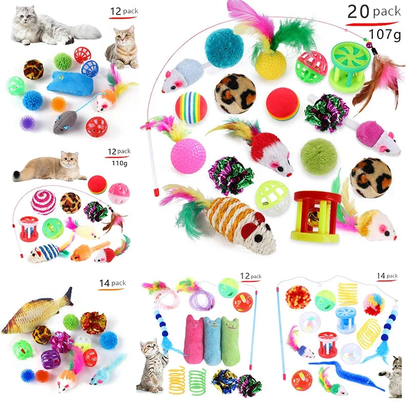 Multi Shape Play Pack, Cat Toys
